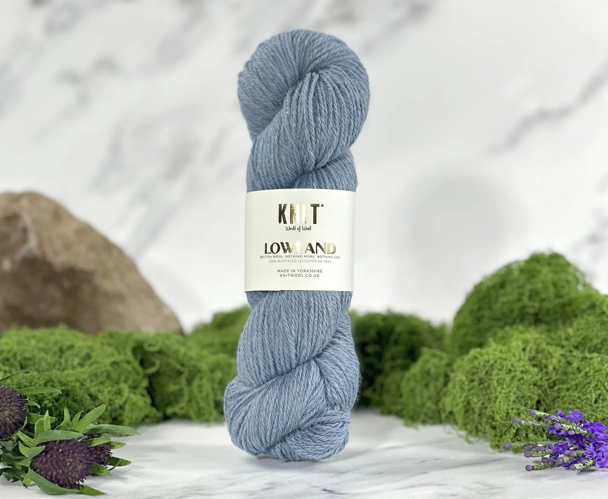 Sea Cliff Blue Lowland DK Yarn Yarn World Of Wool