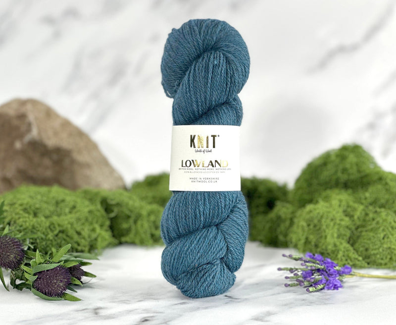 Riverbend Blue Lowland DK Yarn, Yarn, Yarn, World Of Wool