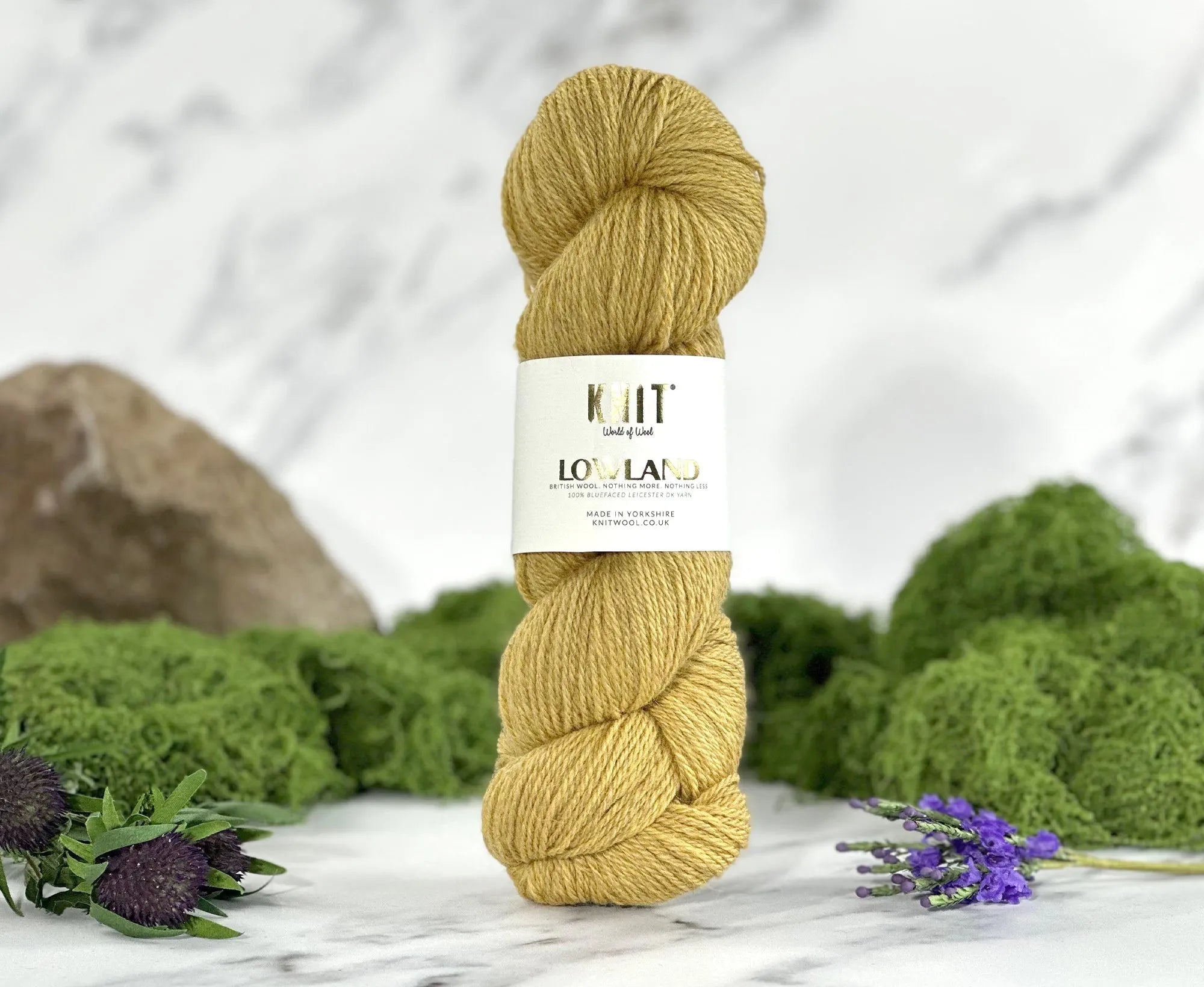 Harvest Yellow Lowland DK Yarn Yarn World Of Wool