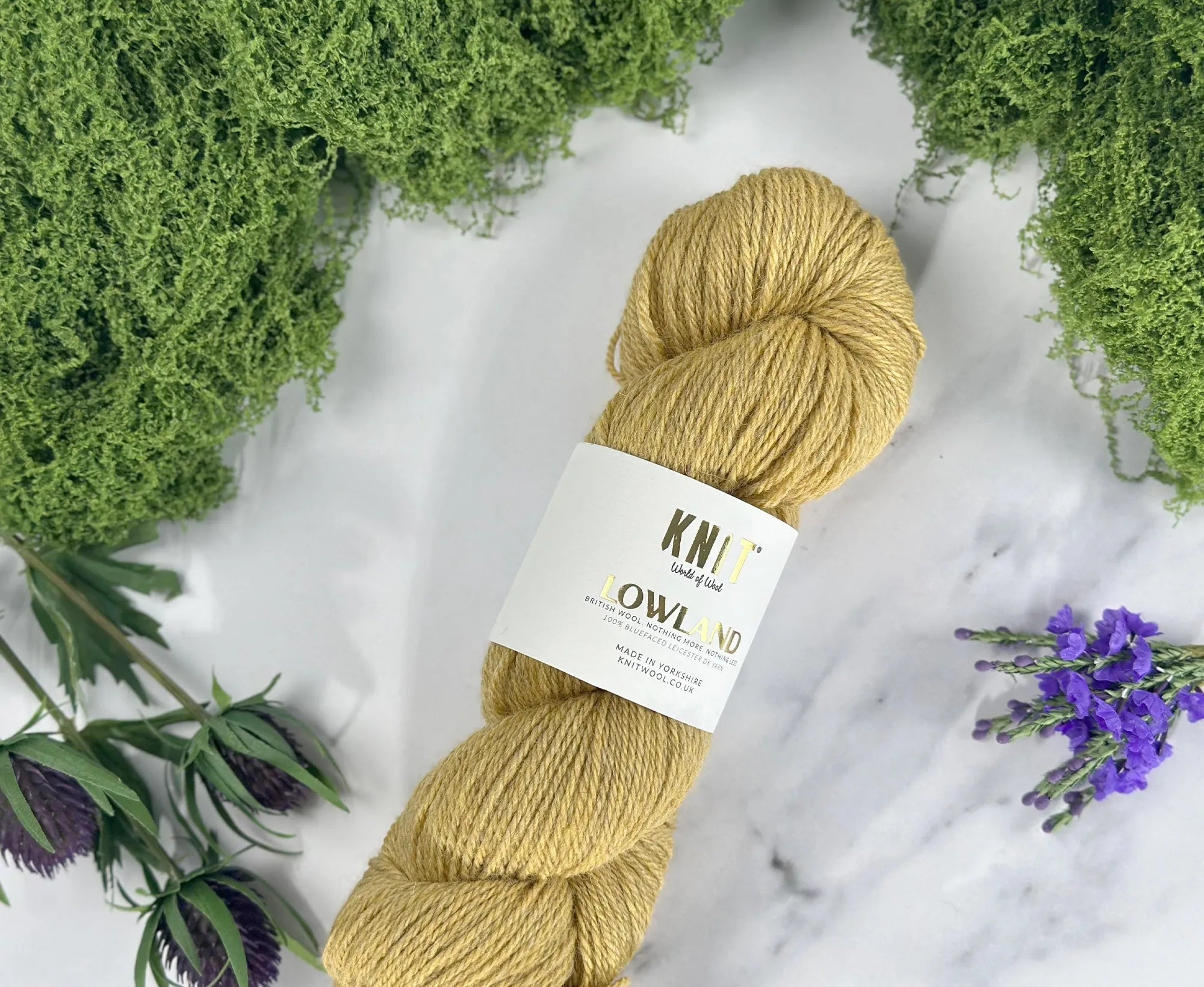 Harvest Yellow Lowland DK Yarn Yarn World Of Wool