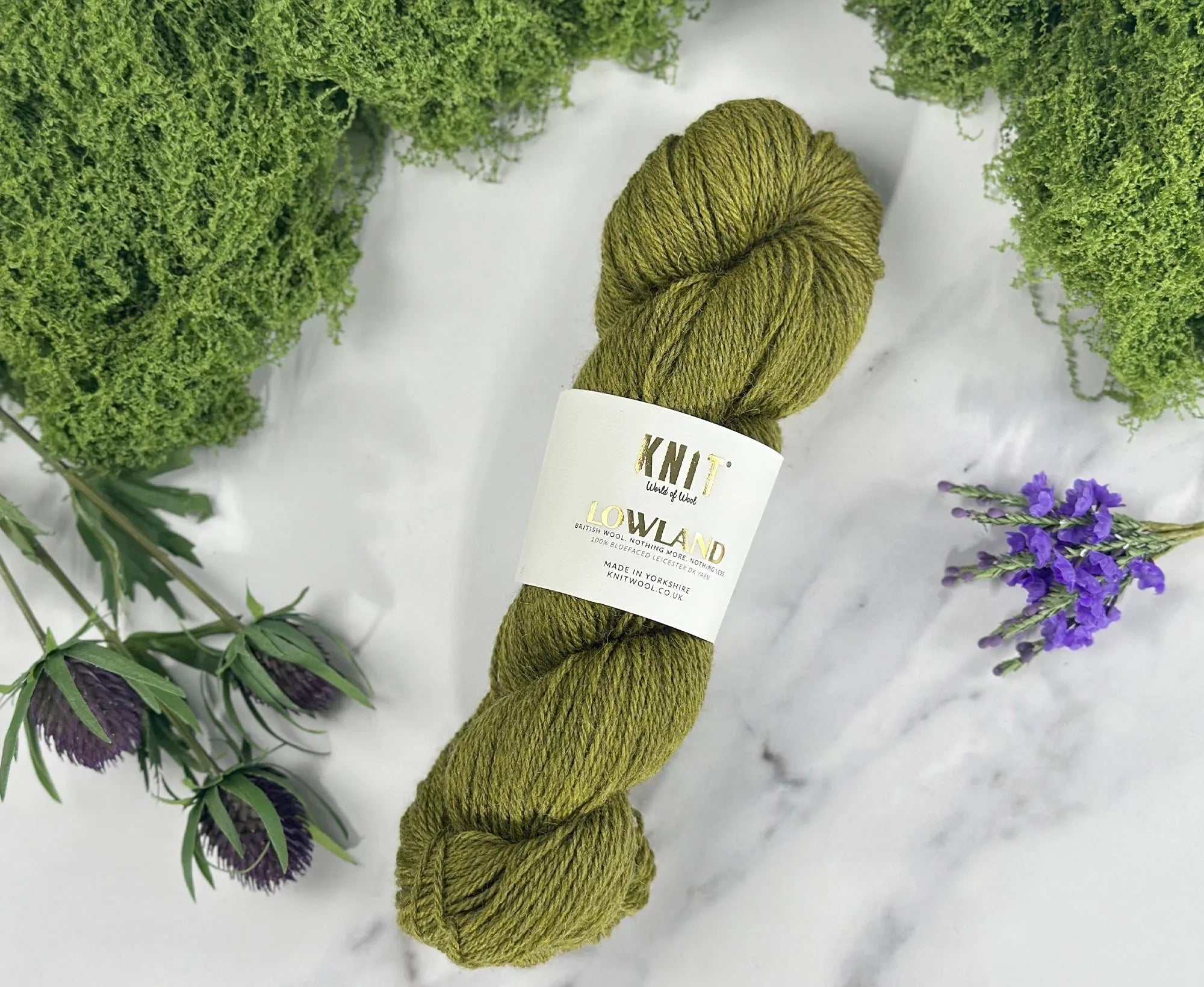 Thyme Green Lowland DK Yarn Yarn World Of Wool