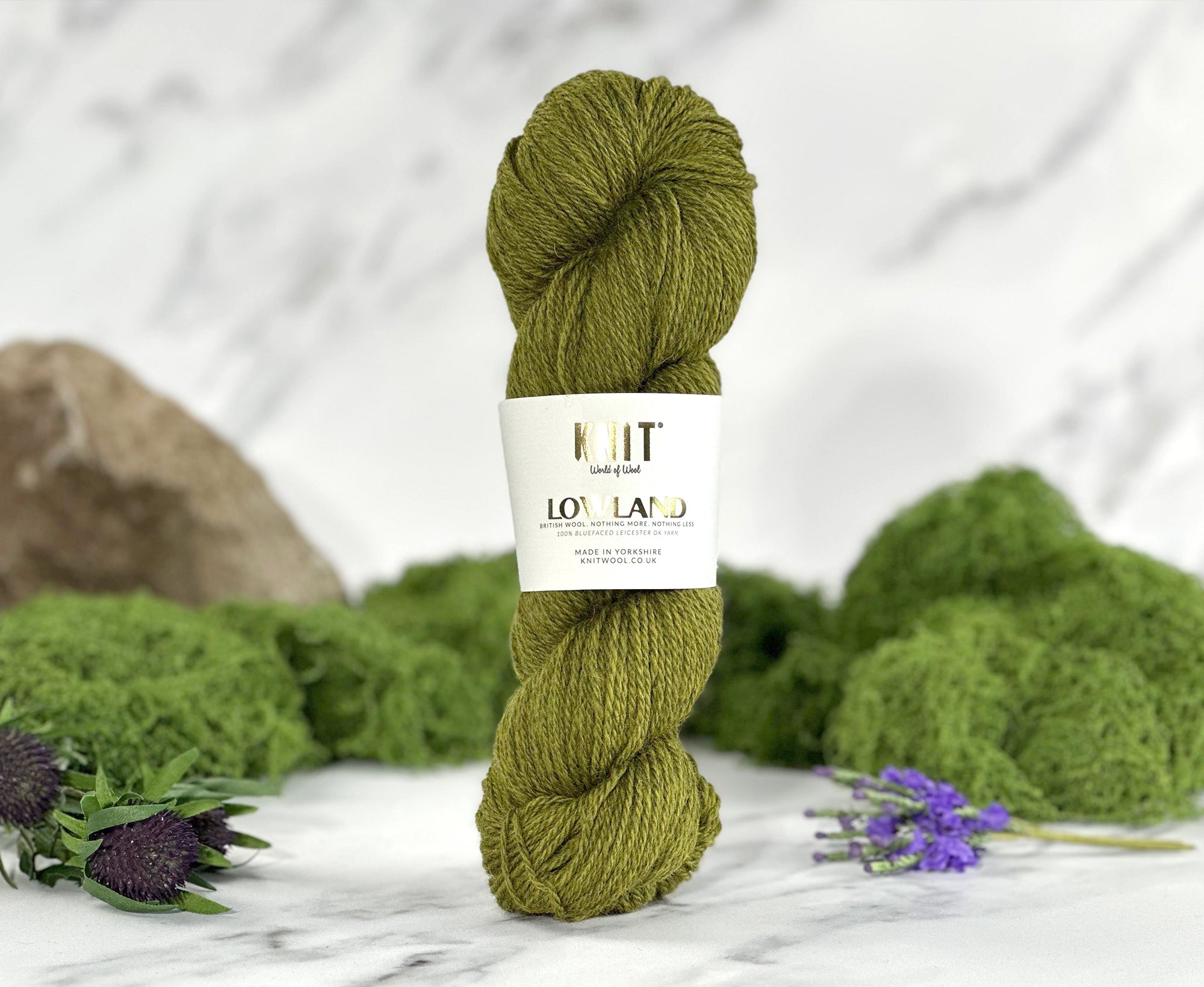 Thyme Green Lowland DK Yarn Yarn World Of Wool