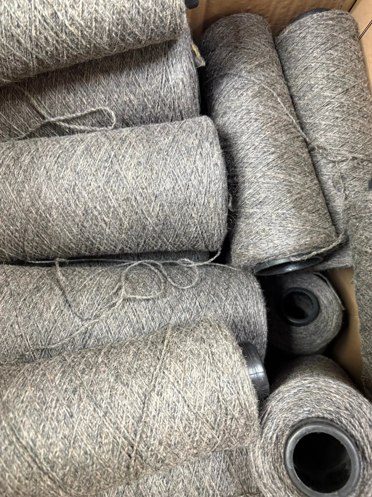 LOT 11 Grey Rescued Yarn Bundle 4kg Blends World Of Wool