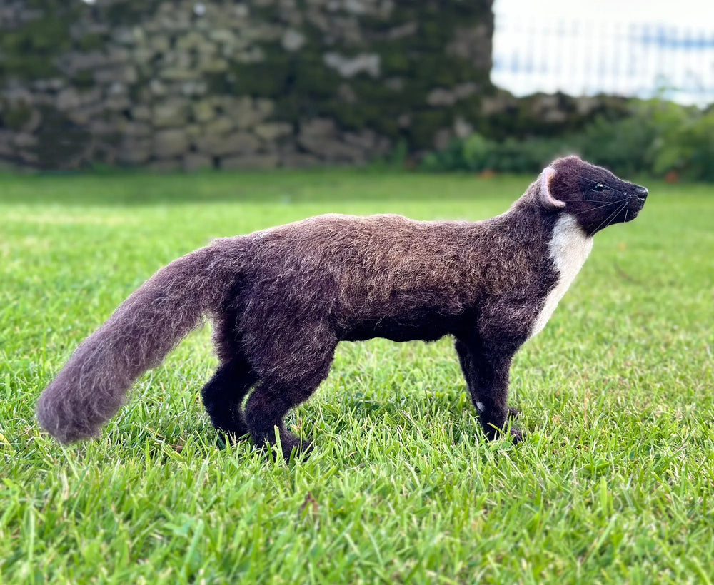 Perry The Pine Marten | Artisan Needle Felting Kit.
