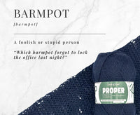 Barmpot Purple Proper 4 Ply Yarn.