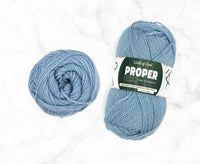 Champion Blue Proper 4 Ply Yarn.