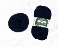 Barmpot Purple Proper 4 Ply Yarn.