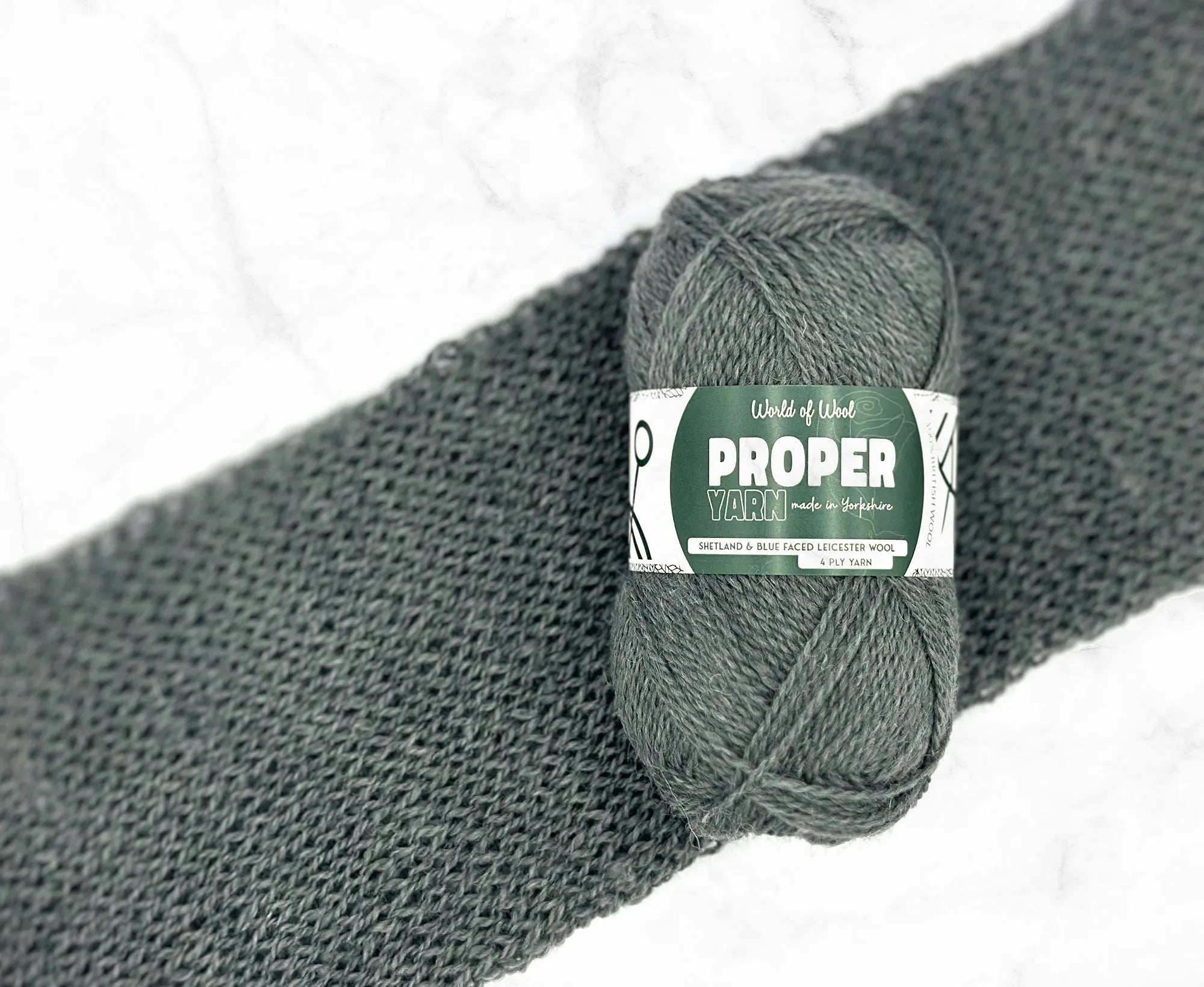 Mithering Grey Proper 4 Ply Yarn