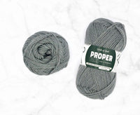Cuppa Grey Proper 4 Ply Yarn.
