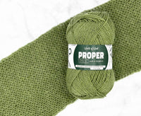 Ginnel Green Proper 4 Ply Yarn.