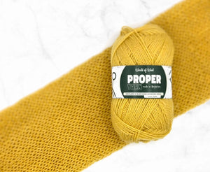Cocker Yellow Proper 4 Ply Yarn Yarn World Of Wool