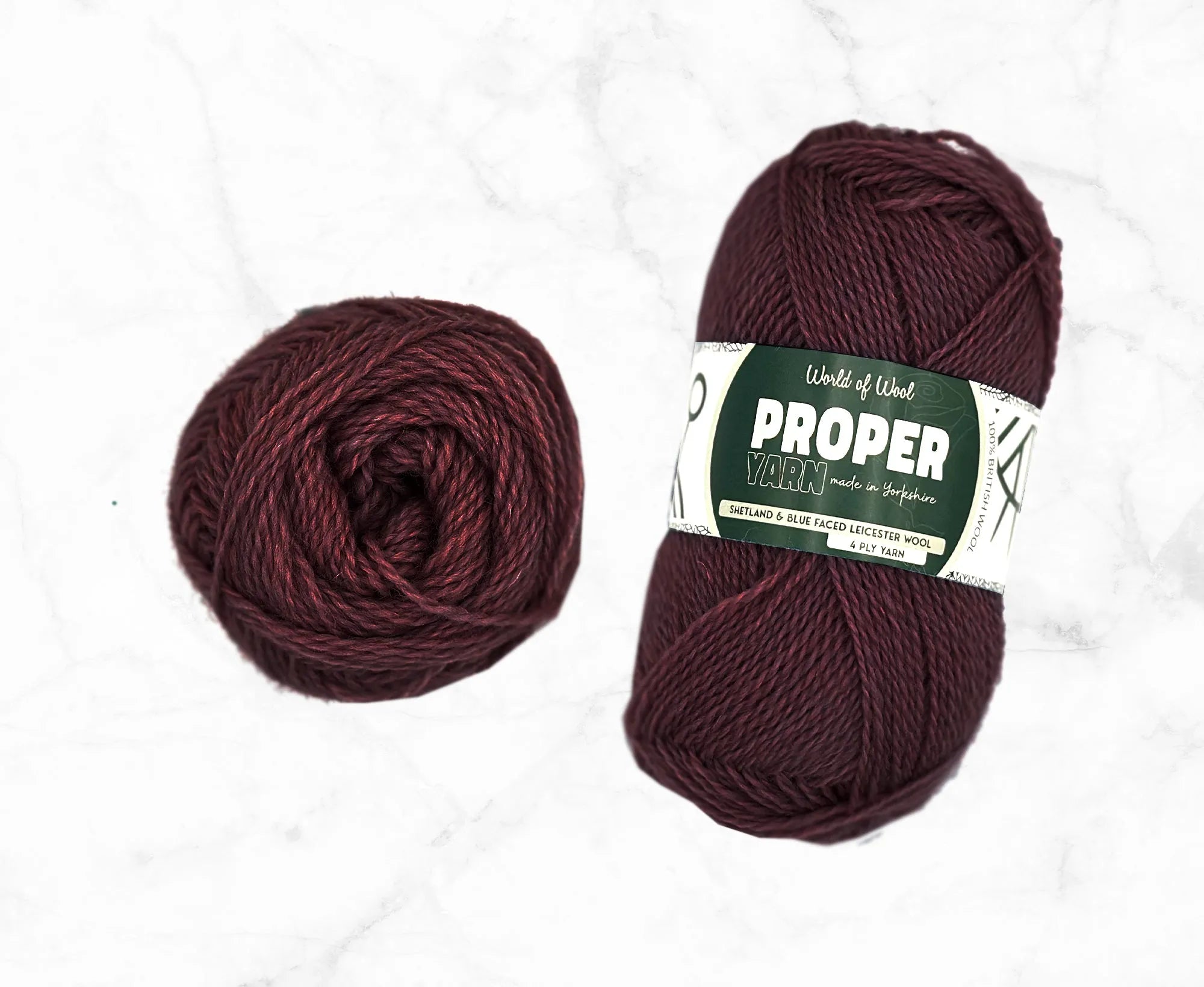 Mardy Purple Proper 4 Ply Yarn