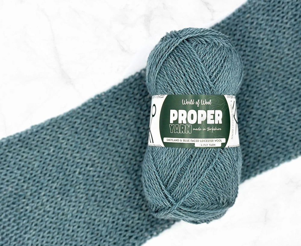 Gander Green Proper 4 Ply Yarn