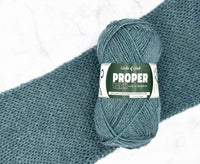 Gander Green Proper 4 Ply Yarn.