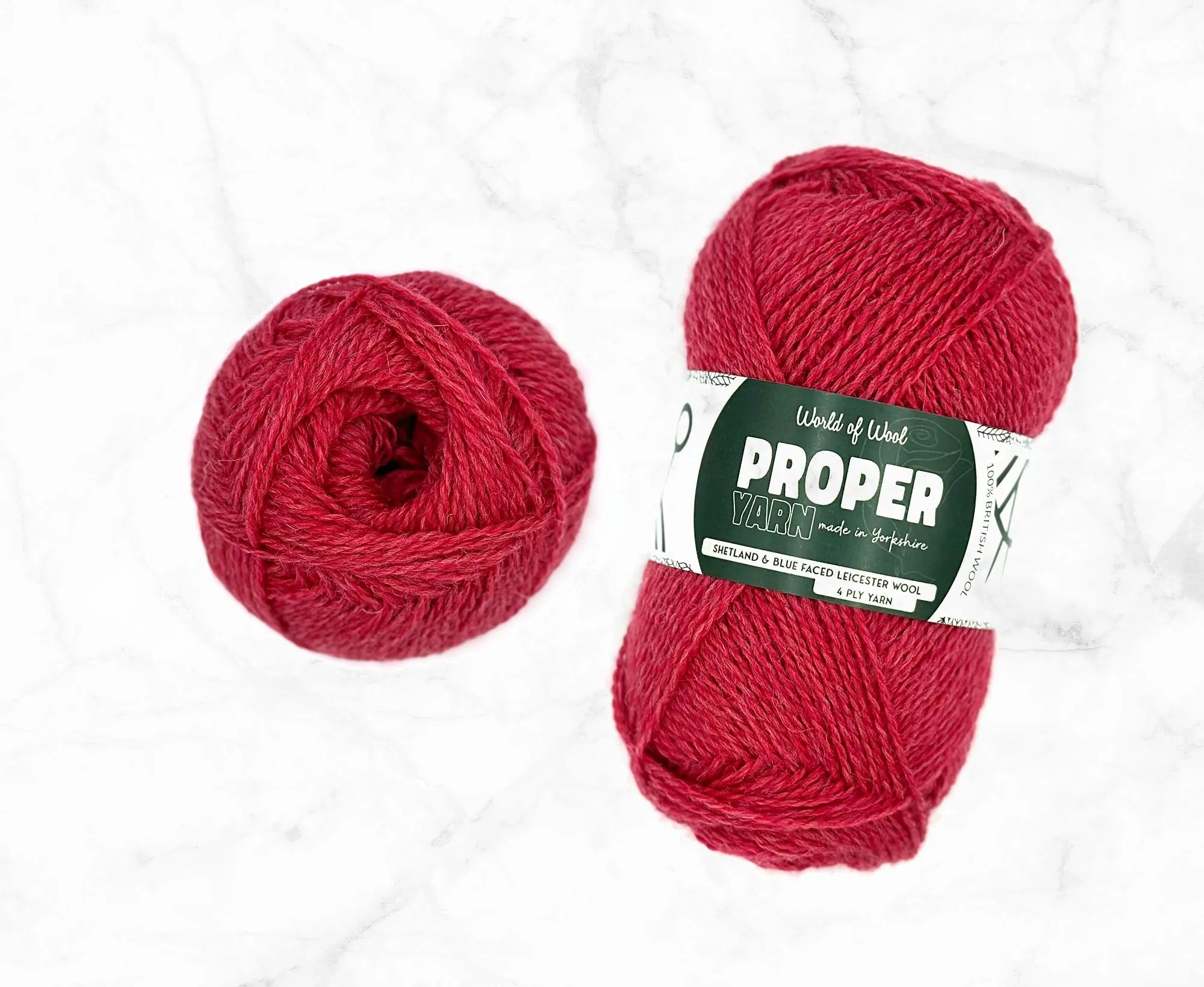 Lass Pink Proper 4 Ply Yarn.