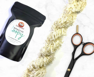 Platinum Blonde Loopy Ringlets Dolls Hair Effect Fibres WoW