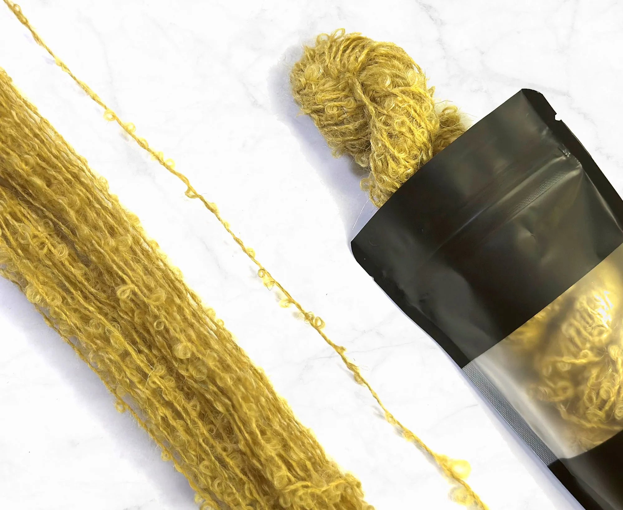Honey Blonde Loopy Ringlets Dolls Hair.