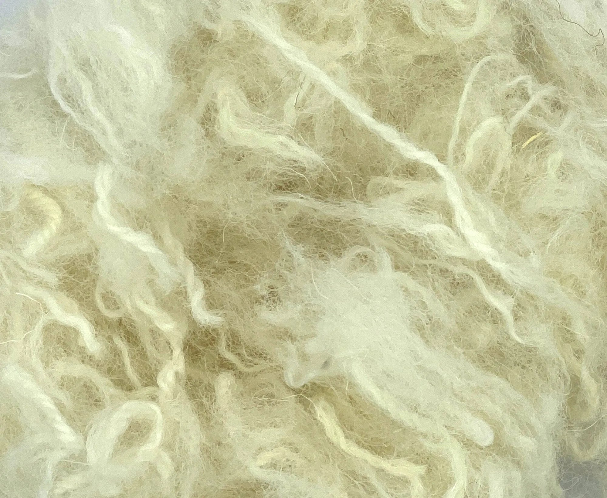 Recycled Wool Fibre Fill.