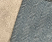 100% Lambswool Herringbone Throw Sea Breeze Blue.