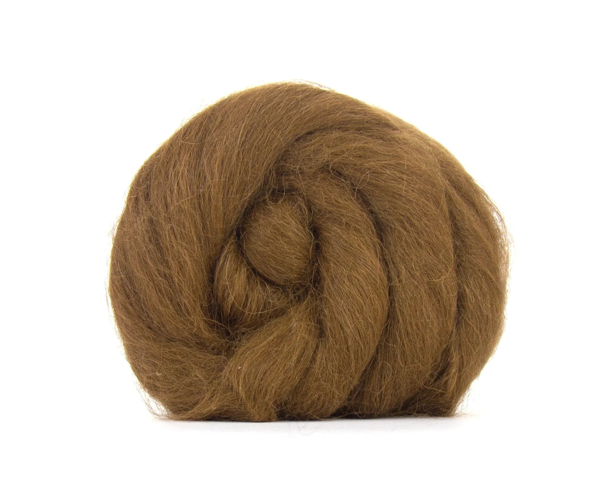 Light Brown Baby Alpaca Top - World of Wool