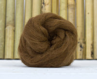 Light Brown Baby Alpaca Top - World of Wool