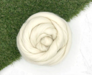 White Cormo Top Natural Wool Top WoW