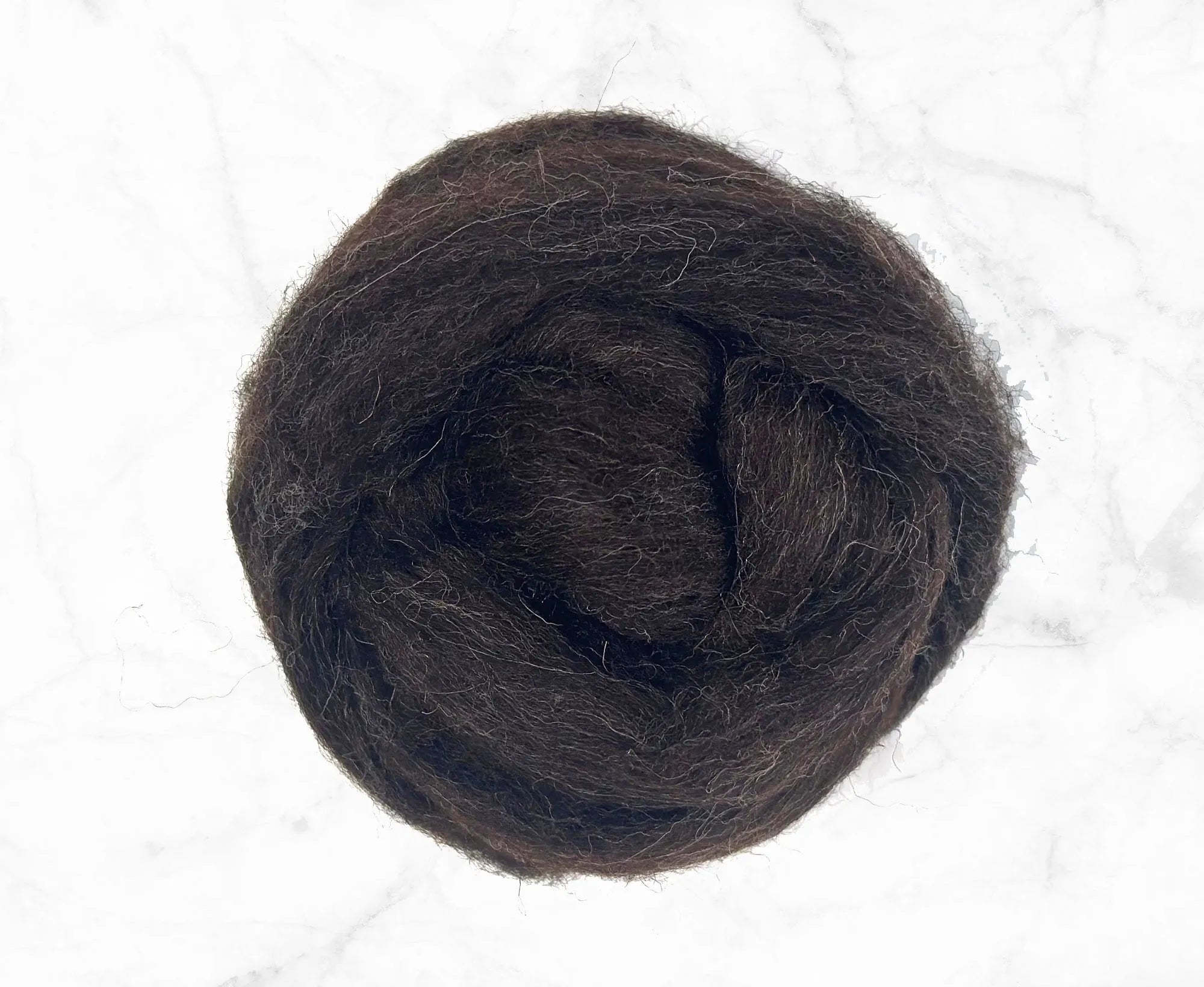 Black Irish Top Natural Wool Top WoW
