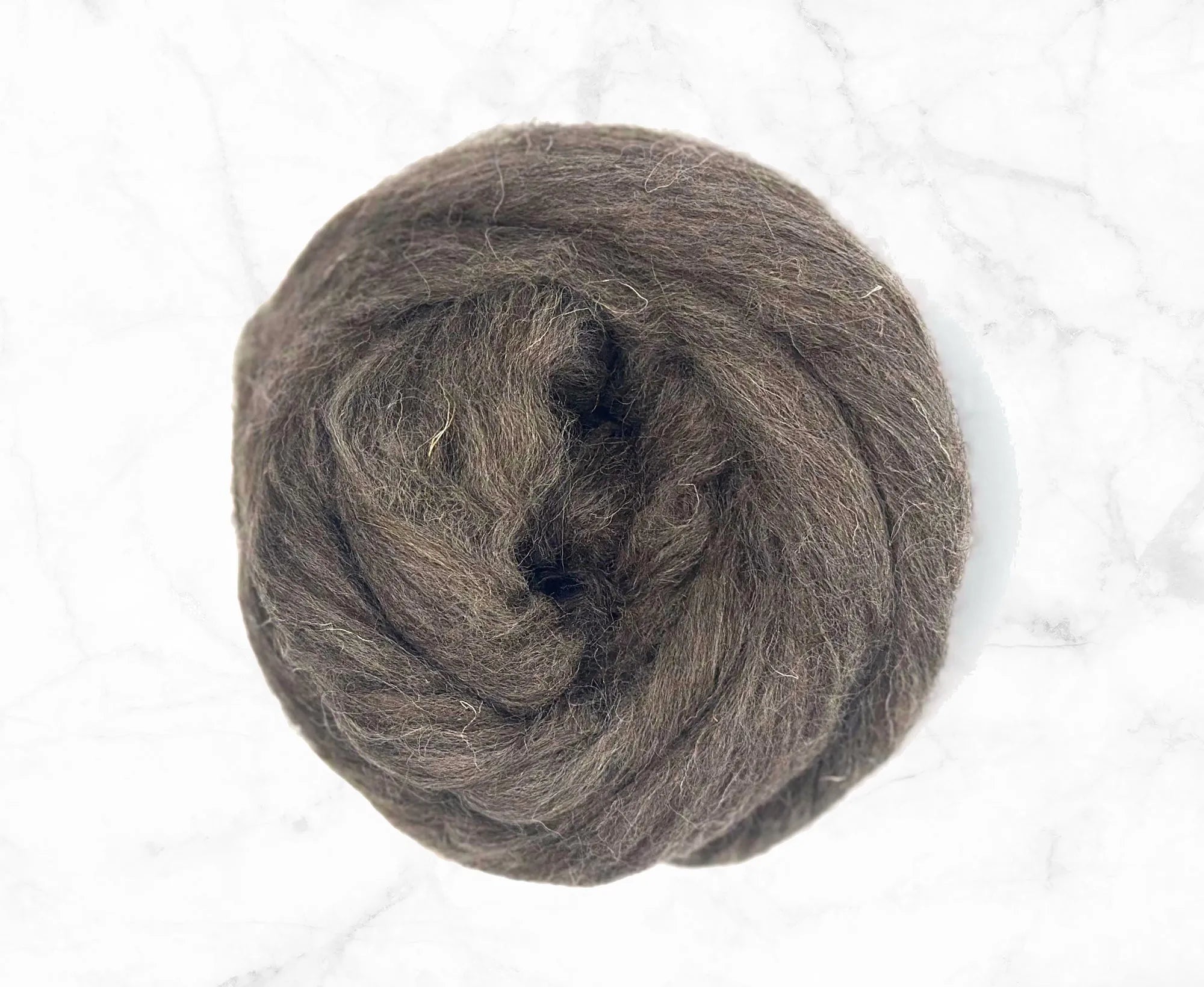 Grey Irish Top Natural Wool Top WoW