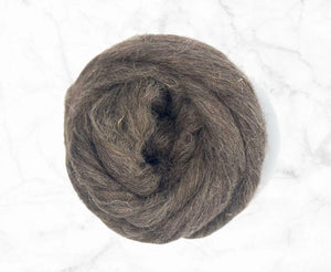 Grey Irish Top Natural Wool Top WoW