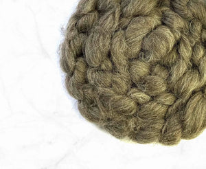 Grey Bergschaf Top Natural Wool Top WoW