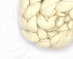 White Punta Arenas Top Natural Wool Top WoW