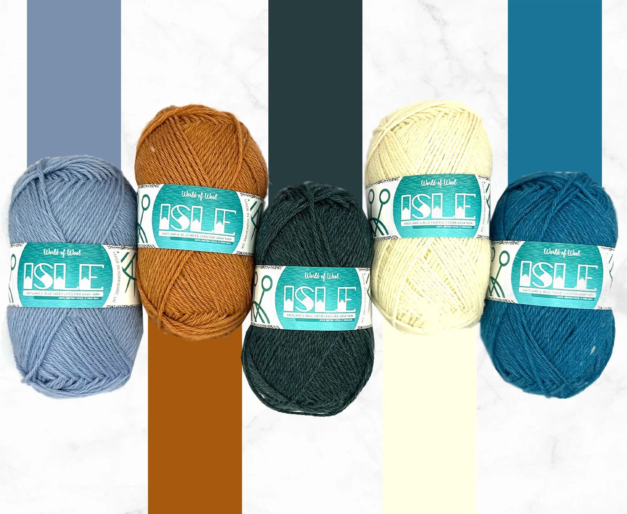 The Kingfisher Collection | Aran Yarn Pack