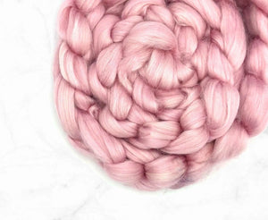 Rose Leaf Tussah Silk Top Speciality Fibres WoW