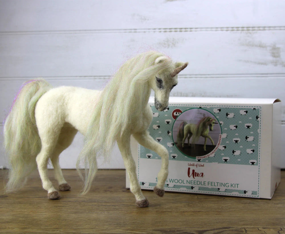 Una The Unicorn | Needle Felting Kit.