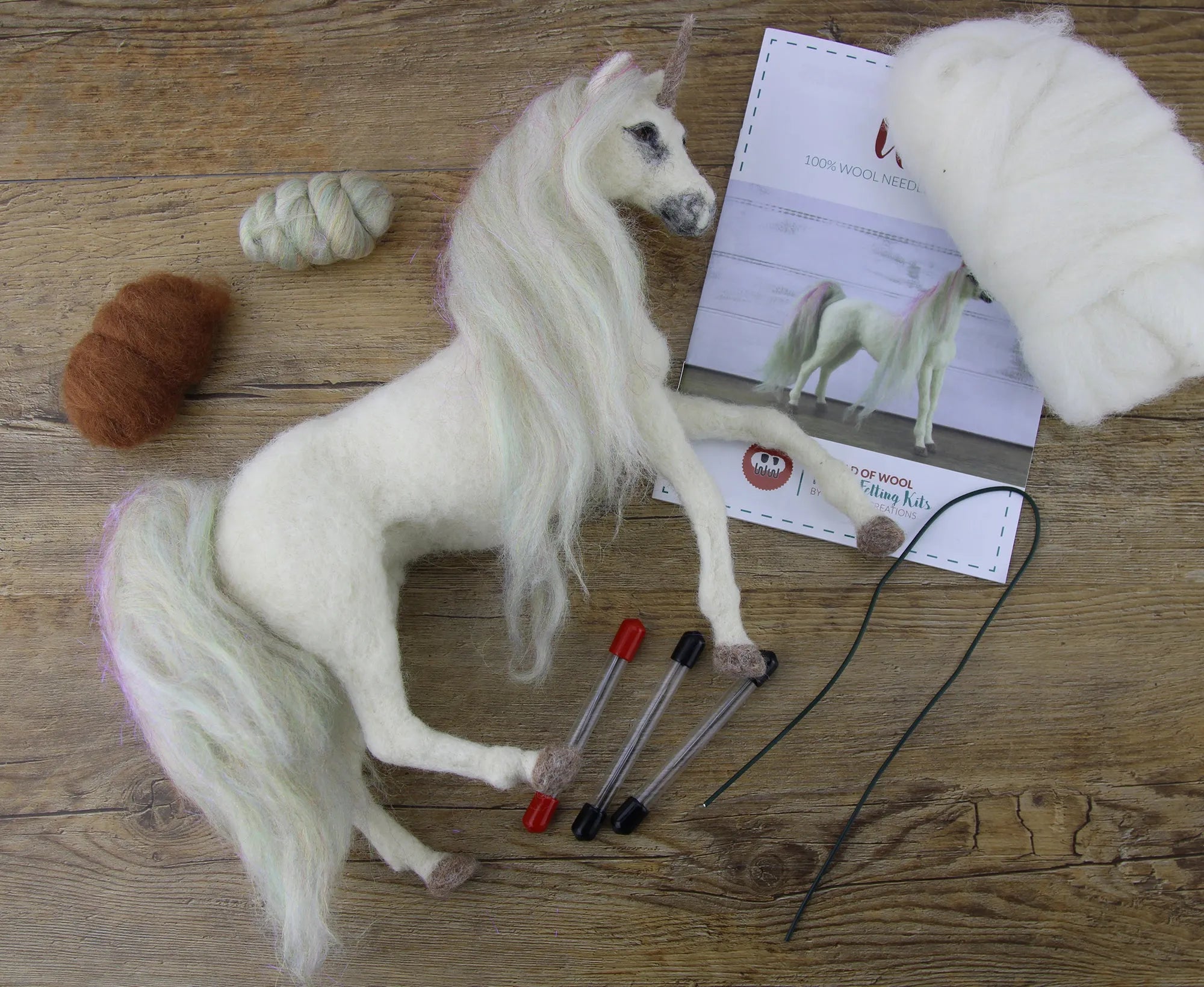Una The Unicorn | Needle Felting Kit.