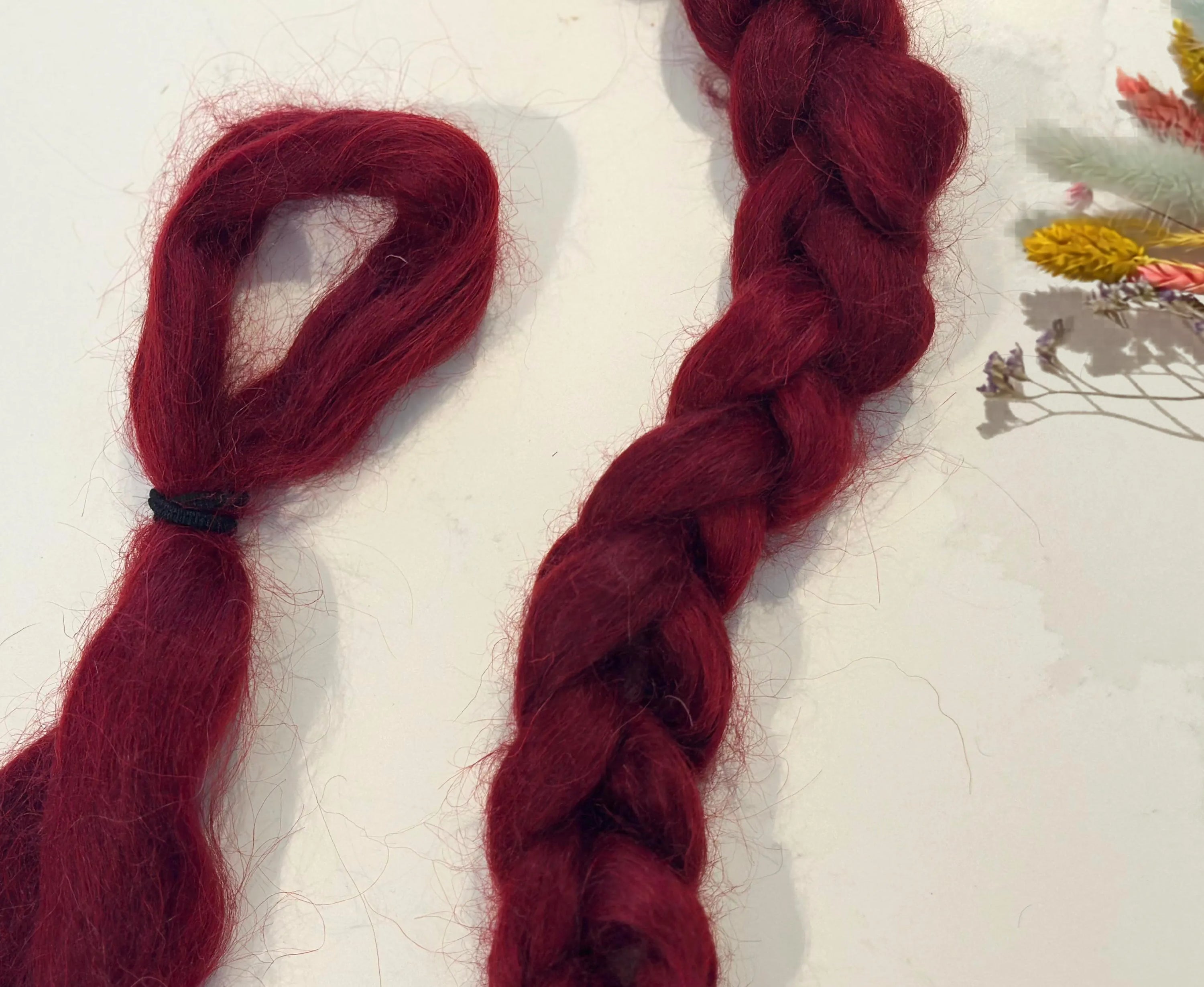 Glacier Cherry Wavy Dolls Hair Effect Fibres World Of Wool