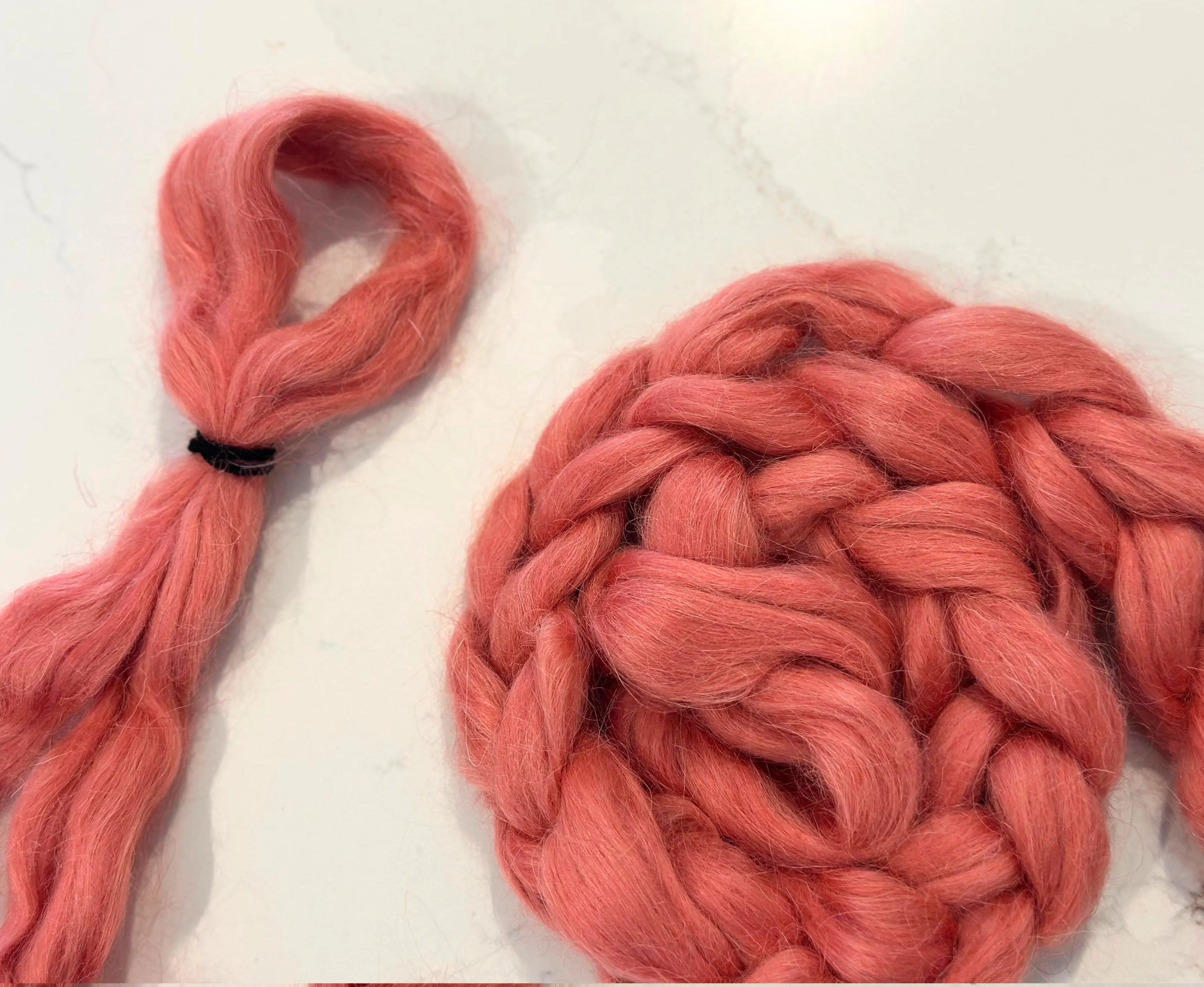Coral Bloom Wavy Dolls Hair Effect Fibres World Of Wool