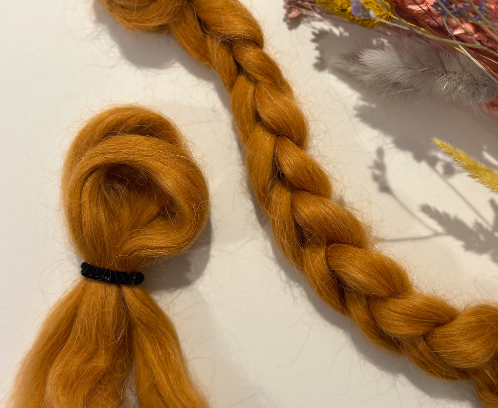Copper Pot Wavy Dolls Hair.