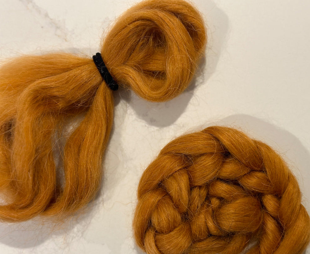 Copper Pot Wavy Dolls Hair.