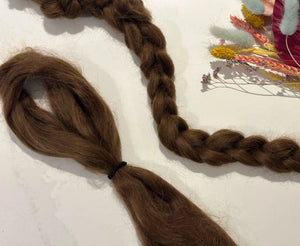 Walnut Cake Wavy Dolls Hair Effect Fibres World Of Wool