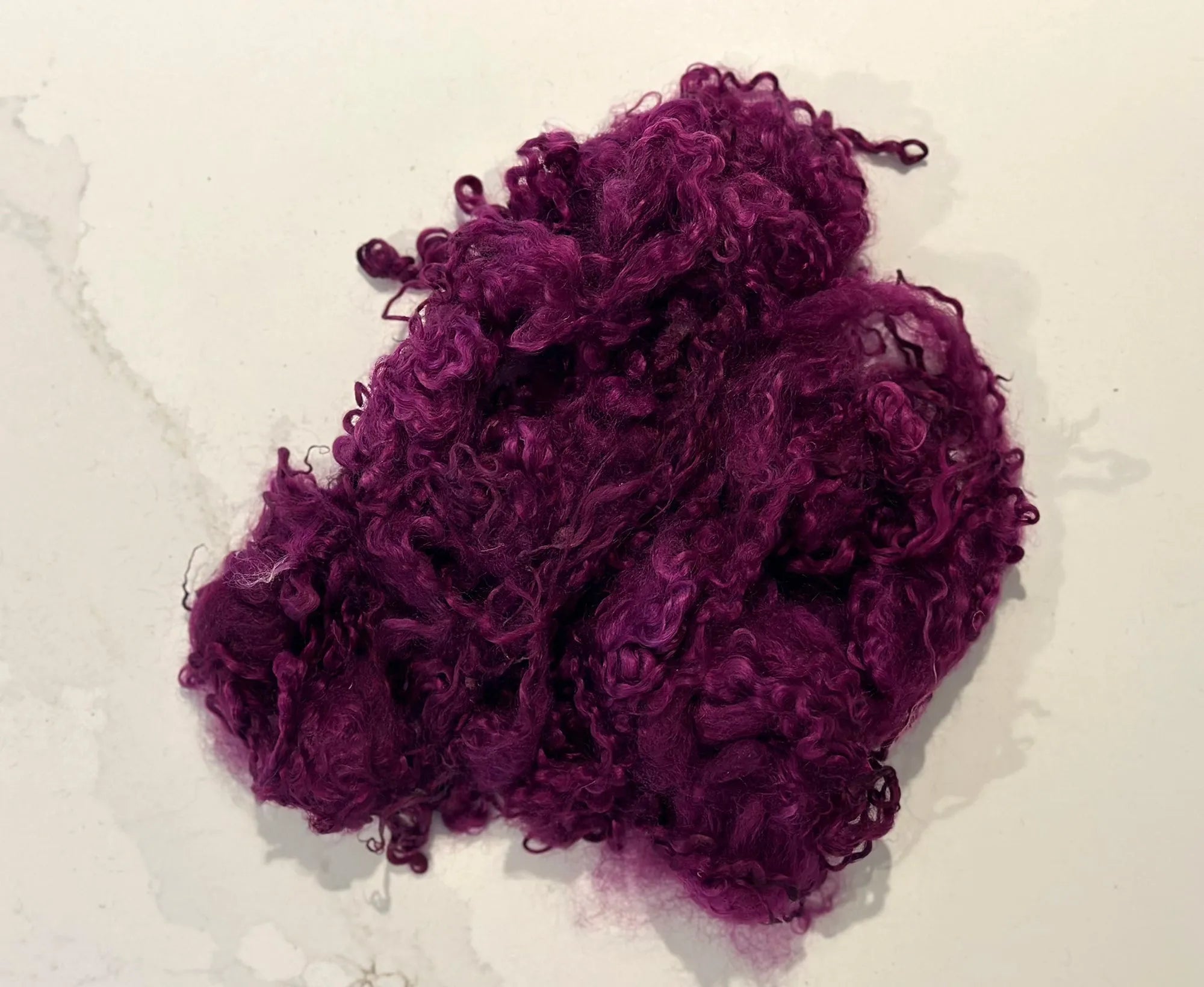 Locky Wensleydale Wool Locks Huckleberry.