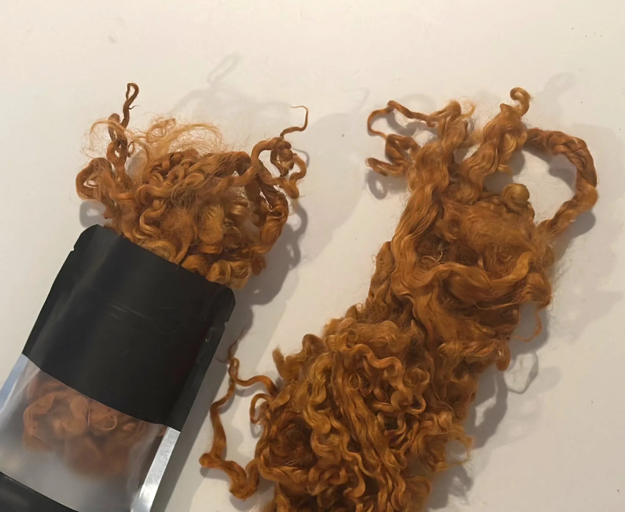 Locky Wensleydale Wool Locks Butternut