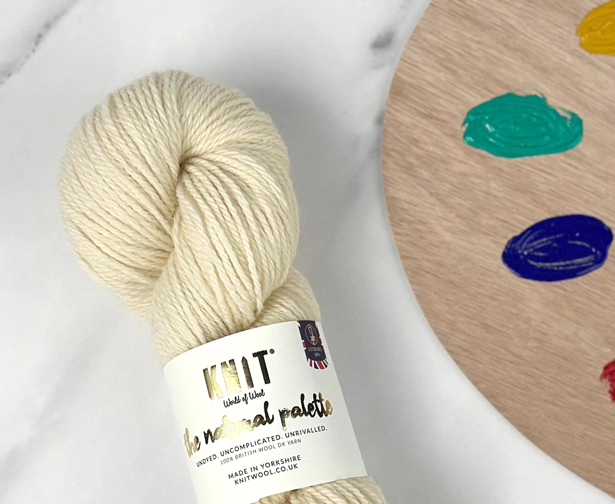 White Natural Palette DK Yarn Yarn World Of Wool
