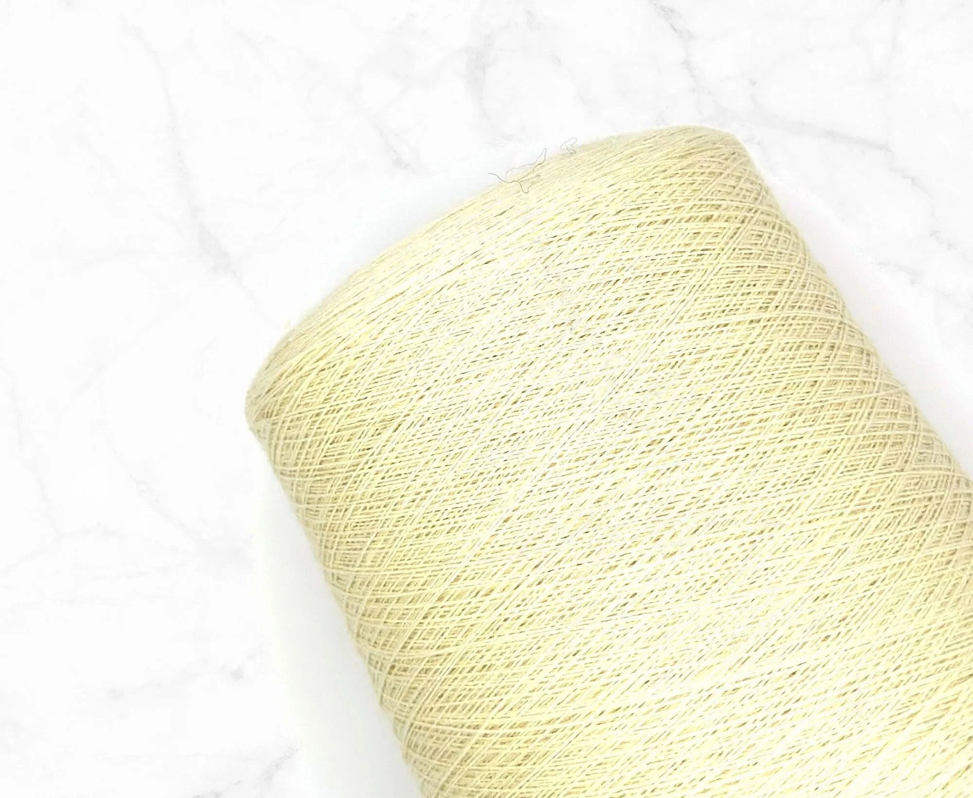 Corsica Lace Machine Knitting Yarn Undyed Shetland, BFL & Tussah Silk