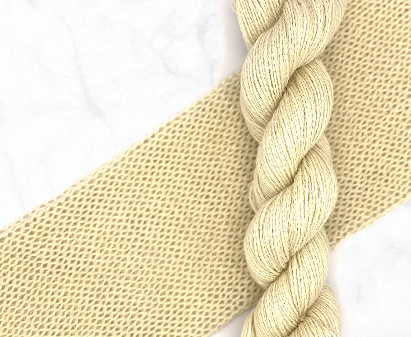 Thassos White 4 Ply Yarn.