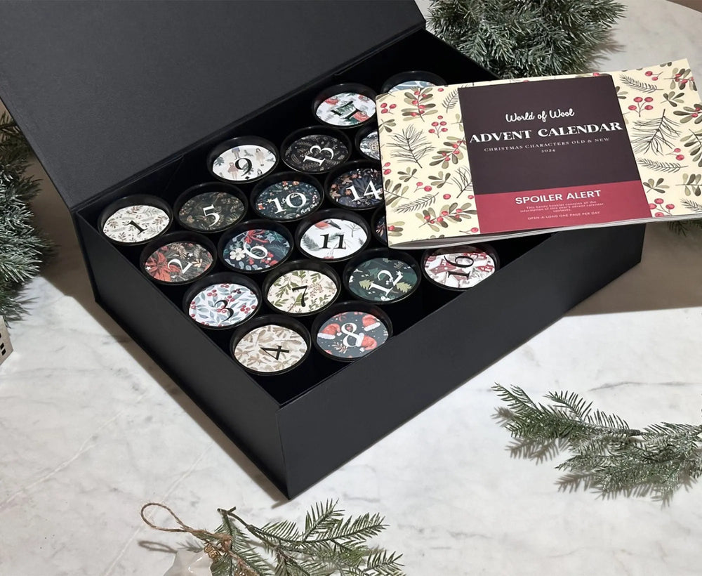 World of Wool Yarn Advent Calendar 2024.