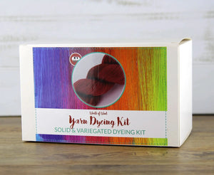 Beginner's Yarn Dyeing Kit Eurolana Dyes WoWkit