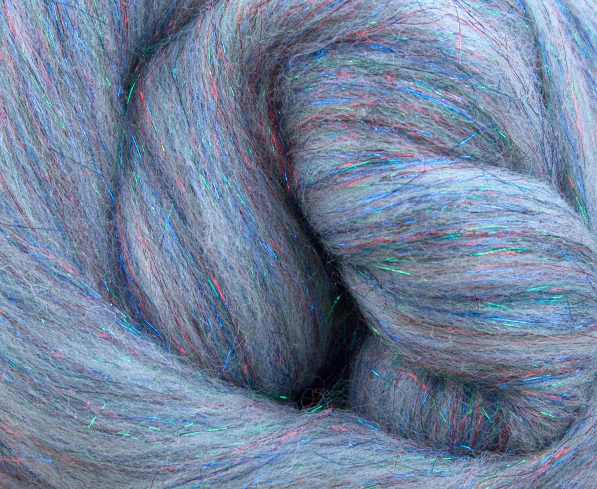 Glitter White/Multi Colour - World of Wool