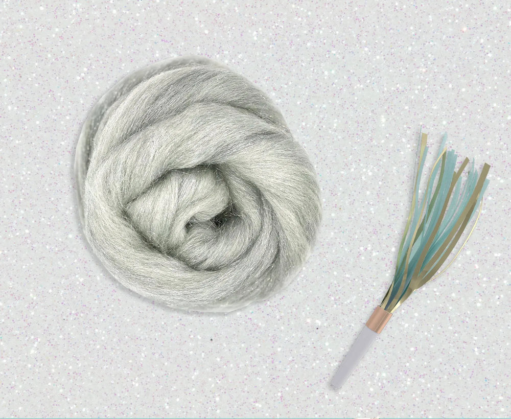Glitter White/Silver.