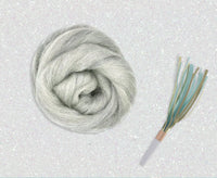 Glitter White/Silver.